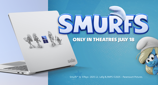 Microsoft Surface Laptop, Smurface Exclusive