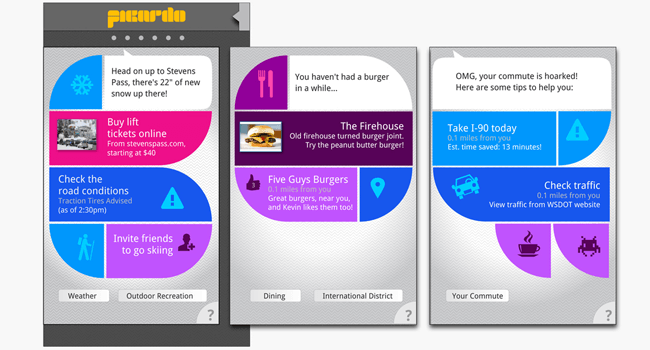 Picardo Android App concept 2013